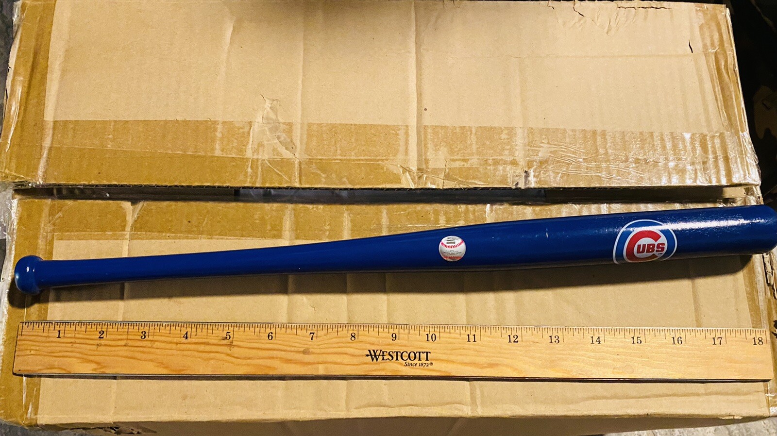 Chicago Cubs 18" Mini Team Blue Baseball Bat eBay