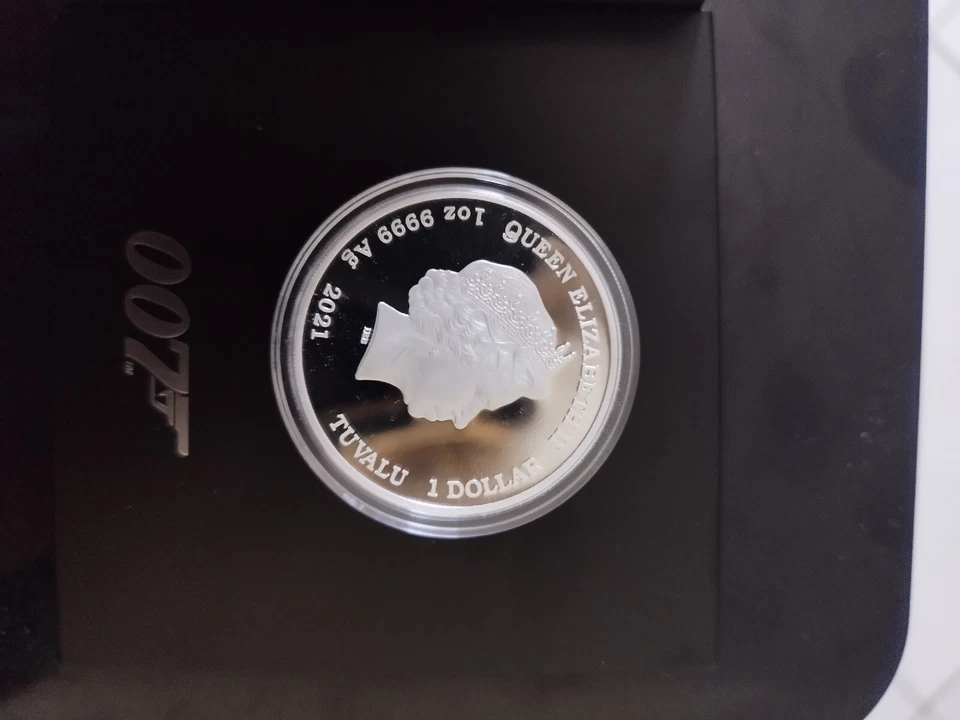 Diamonds Are Forever 007 50th Anniversary Silver Coin - Immagine 2 di 3