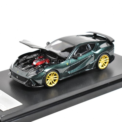 LT 1:64 Scale Green 812 Novitec Super Racing Sports Car Model Diecast Metal - Picture 3 of 4