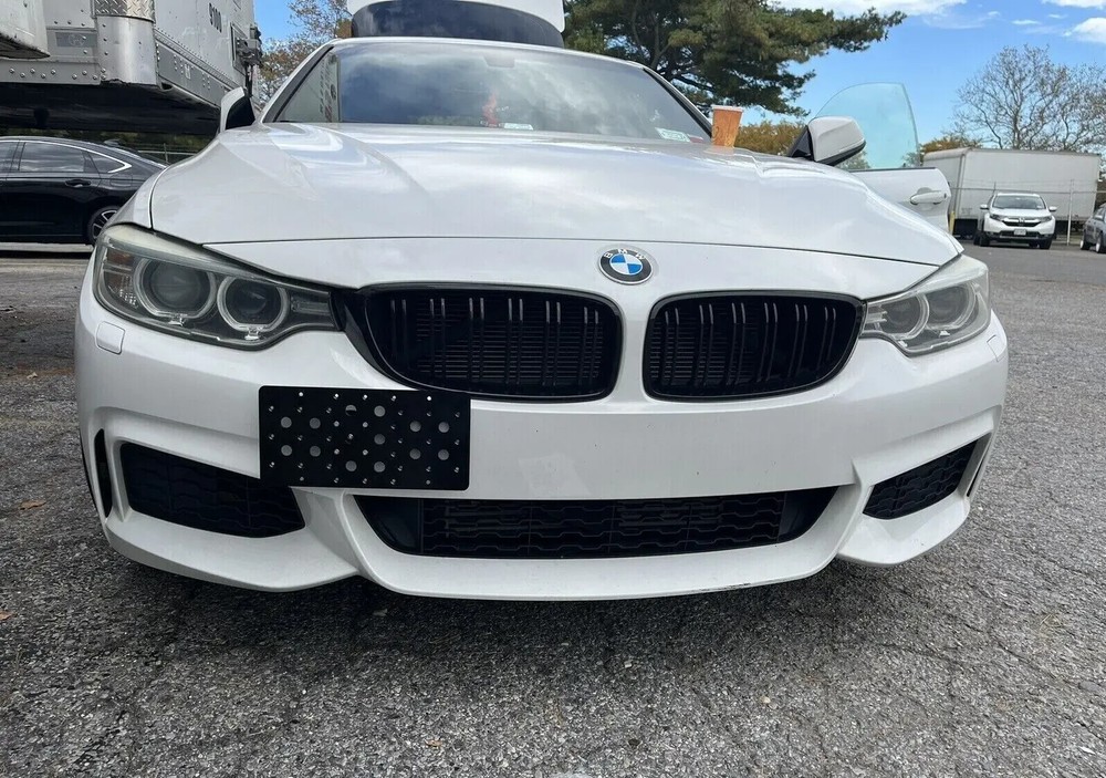 Bumper Tow Hook License Plate Mount Bracket For BMW 4-Series F32 F33 2014-2020