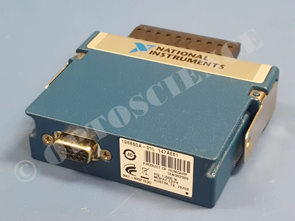 National Instruments NI 9215 cDAQ Analog Input Module, Simultaneous Sampling - Image 3 of 3