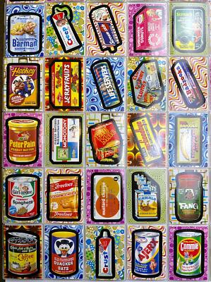 Wacky Packages Series 2 Flashback 72 Sticker Trading Card Set