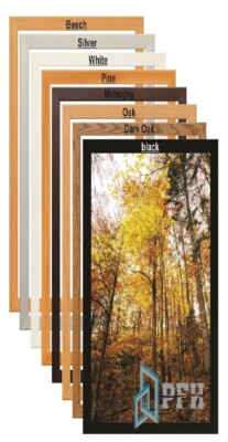 Bilderrahmen Maxi Bilderrahmen Posterrahmen Echtholz Acrylglas viele Größen