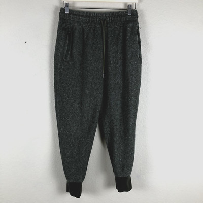 Reebok Pants Mens Medium Green White Joggers Casual Comfort Athleisure Y2K