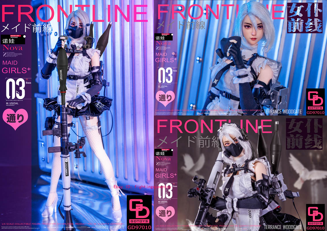 GDTOYS GD97010 Maid Girls Frontline NOVA Movable Eye 1/6 Action