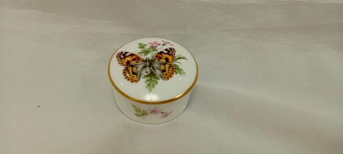 ROYAL WORCESTER TRINKET BOX Butterfly MADE IN ENGLAND - Picture 3 of 10