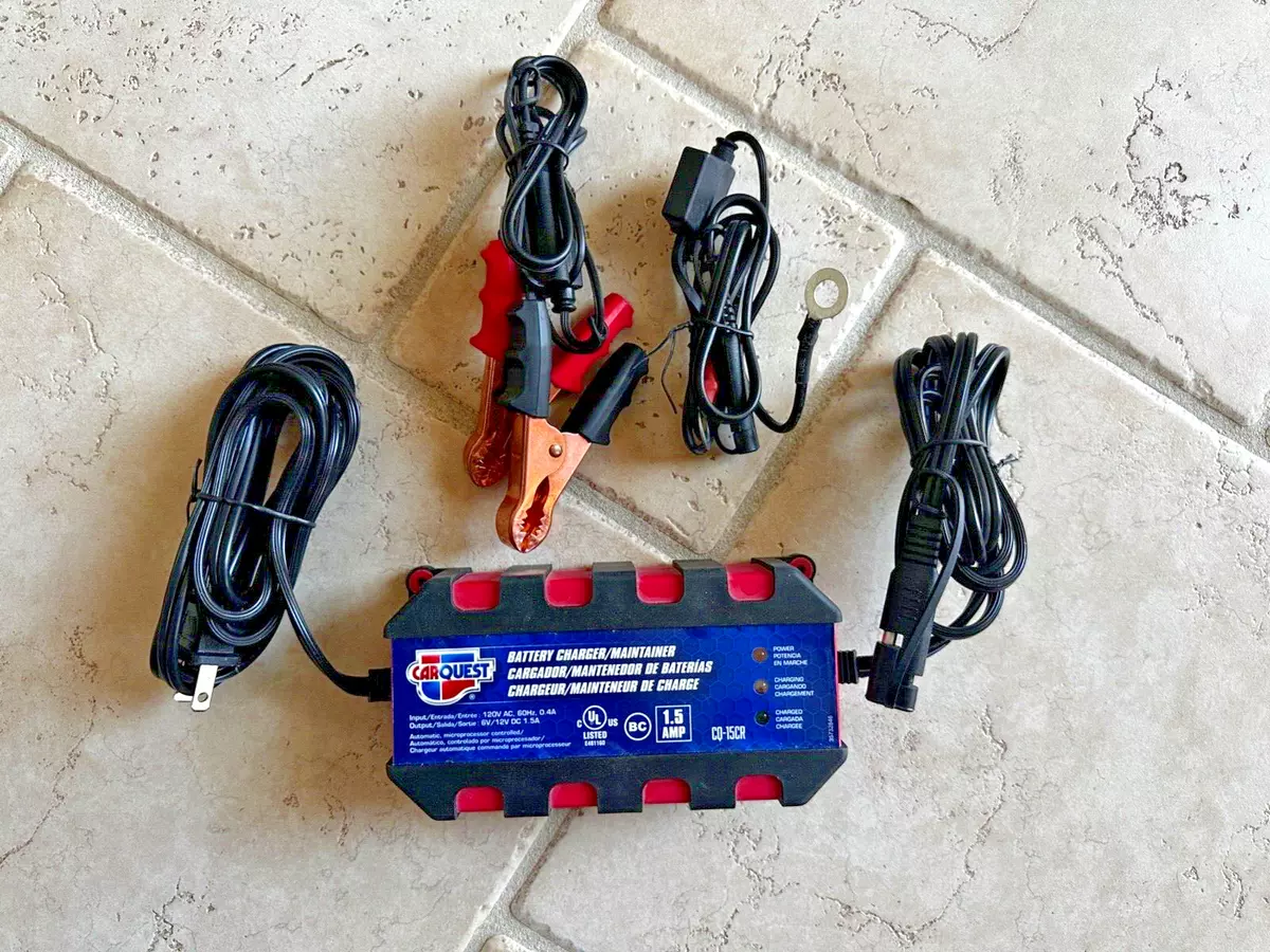 CARQUEST Intelligent Battery Charger Maintainer 6 12V 1.5A eBay