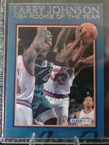 1992-93 Fleer - Larry Johnson #2 - Rookie of the Year