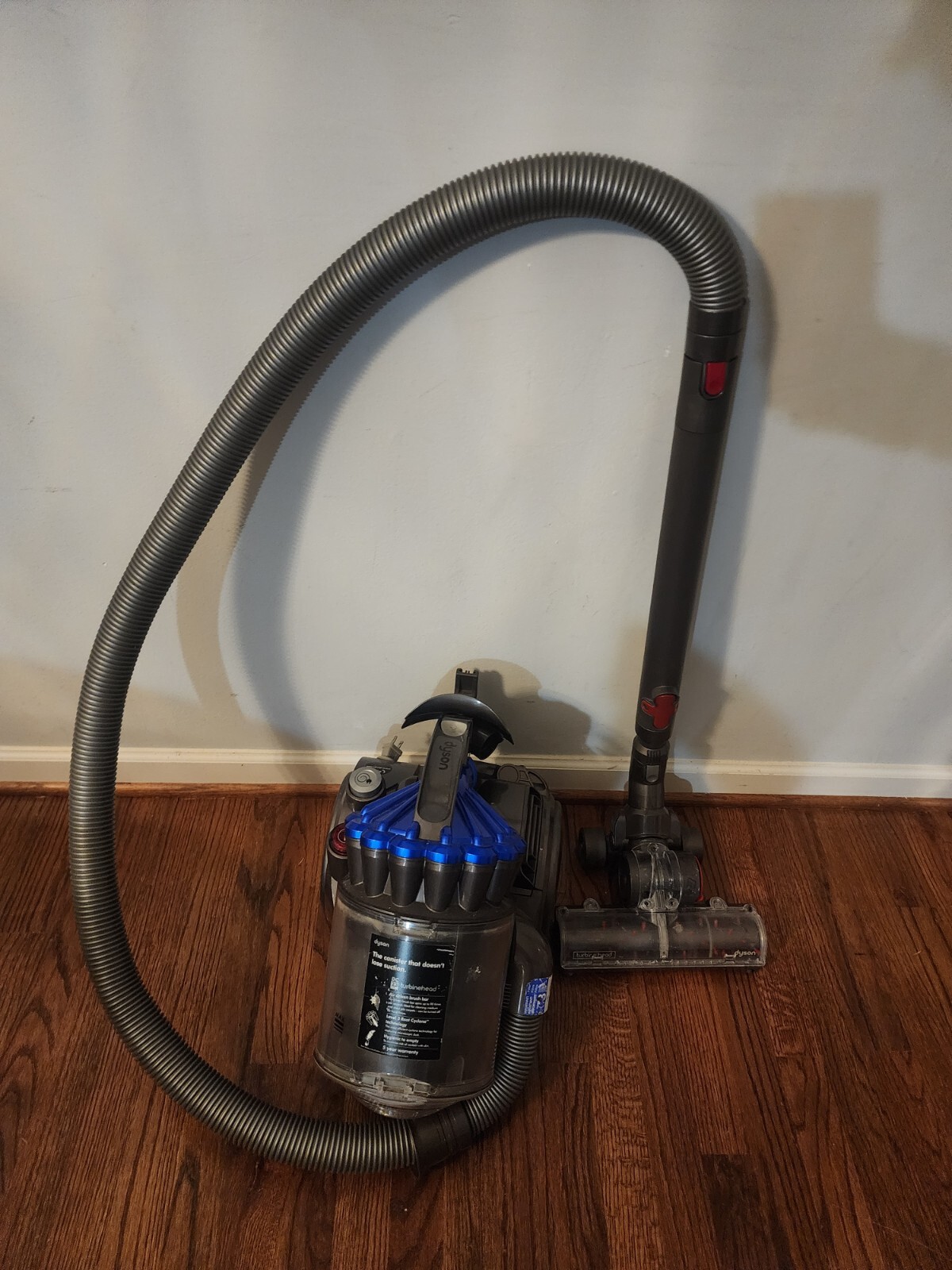 Dyson DC23 Purple Bagless Retractable Cord Canister Vacuum Cleaner
