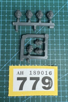 7 Space Marine Primaris Intercessor Heads Helme 40k Bits Heresy Sergeant