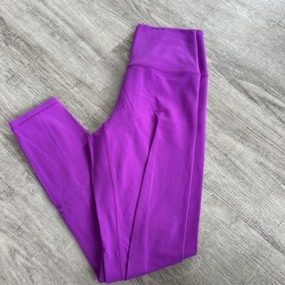 Athleta Transcend High Rise Purple Leggings 7/8 Women s Size XS EUC