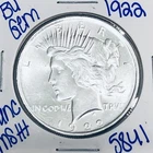 1922 BU UNCIRCULATED SILVER PEACE DOLLAR AUTHENTIC U.S. MINT FREE SHIPPING 5841