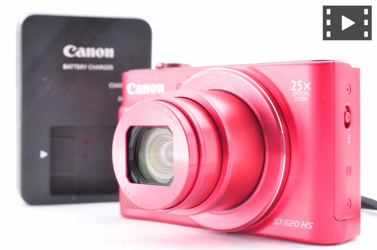デジタルカメラ Canon PowerShot SX620 HS 20.2 MP 25x Red Canon PowerShot SX620 HS 20.2MP Compact Digital Camera Red Japan