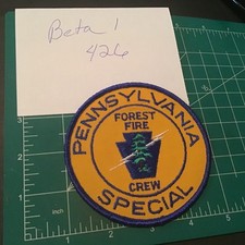 Pennsylvania Forest Fire Warden Crew Member PA Patch  1