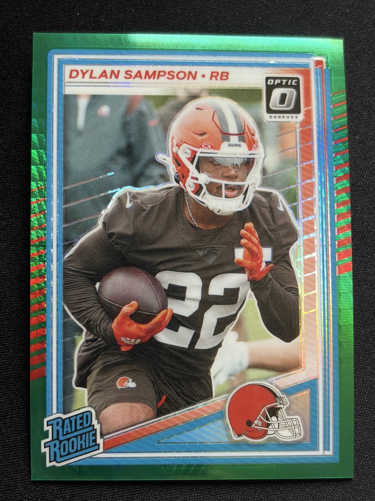 2025 Donruss Optic #238 Dylan Sampson Green Hyper Rookie