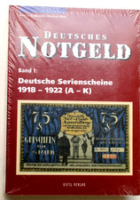 Deutsches Notgeld Band 1+2 Serienscheine 1918-22 Katalog Bewertung Geld 2 B&uuml;cher