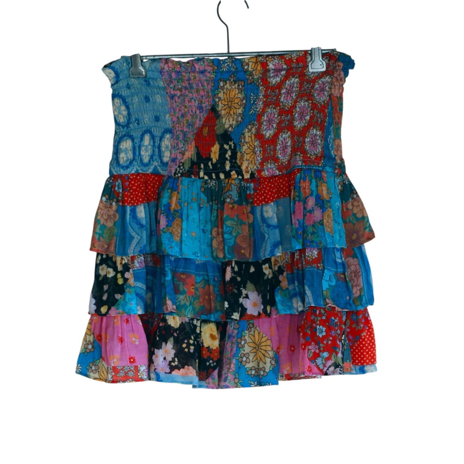 Spell & The Gypsy Cha Cha Patchwork Floral Skirt … - image 4