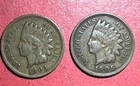 1903 & 1906 US Indian Head Cent! Both VF! Set of 2! Old US Coins! Nice!