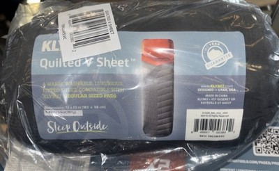 Klymit V Sheet for your Static V Sleeping Pad Quilted 72x23 in NEW IN PACKAGE