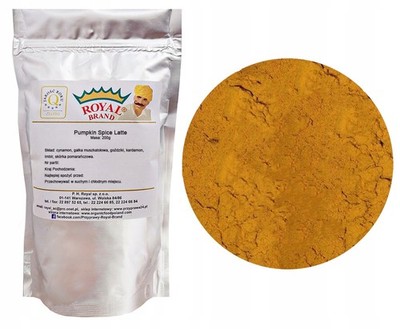 5905858612021 Przyprawa Do Kawy Pumpkin Spice Latte Bez Cukru 200g Royal Brand