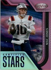 2022 Certified Certified Stars Mirror Pink #8 Mac Jones /199 - FB