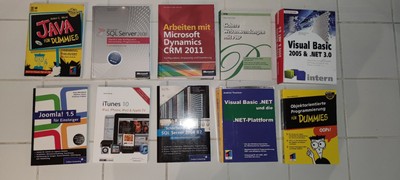 14 IT Fachbücher / SQL Server, I Tunes, Visual Basic, Programmier Bücher, etc.