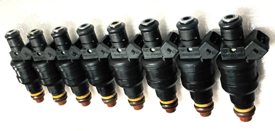 Ford Mustang 1986-2002 20 lb inyectores originales Bosch juego de actualización X8 GT 5,0 4,6 V8 Foto 2 de 4