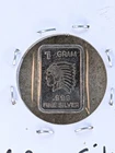 Two 1 Gram .999 Silver Bullion / American Indian Head Design/ Unbranded