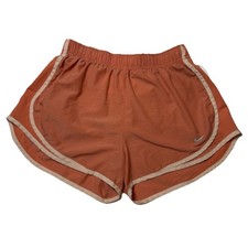 Nike Dri-Fit Women s Orange Athletic Running Shorts Size Medium Workout