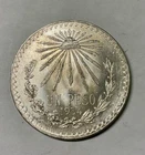 1934 Mexico Silver Peso very choice mint state flashy