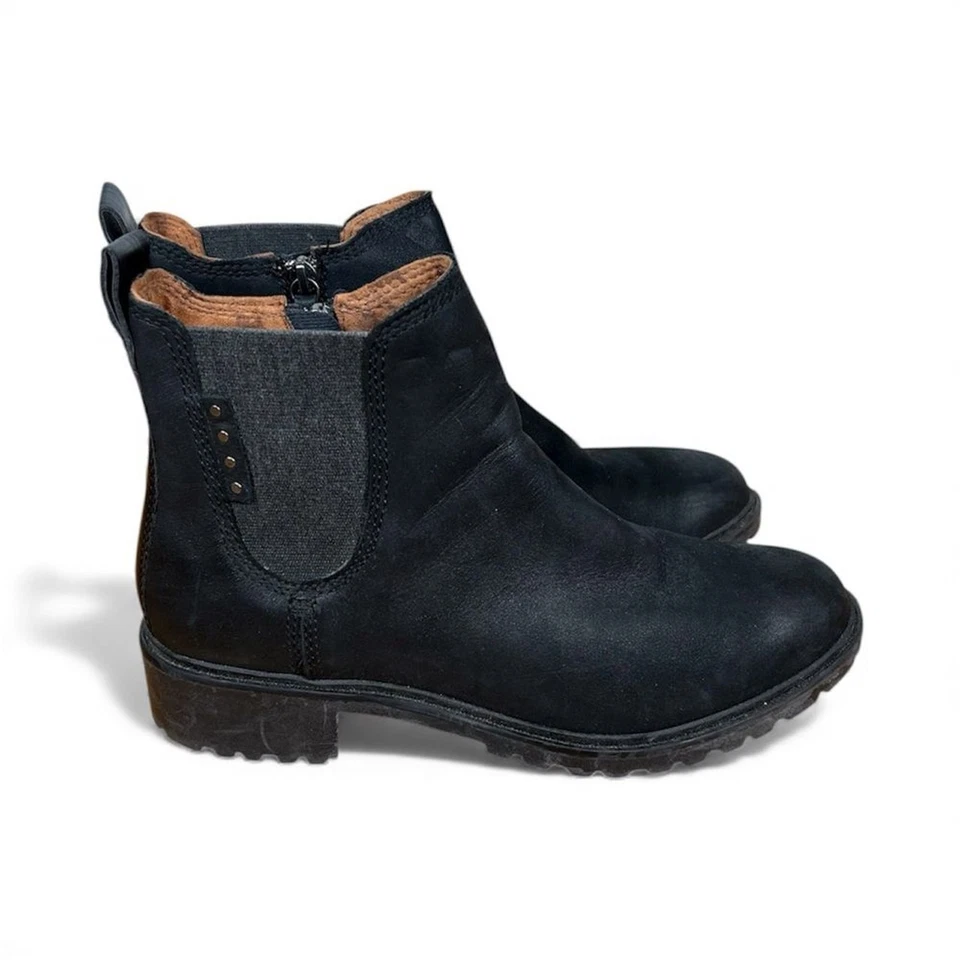 Botín Chelsea de invierno Cobb Hill de cuero negro para mujer 9,5 Foto 4 de 4