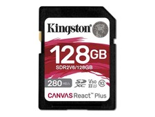 Kingston Canvas React Plus SDXC UHS-II Extended Capacity SD SDR2V6/128GB