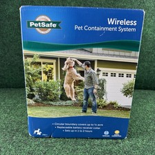 PetSafe Wireless Fence Pet Containment System W/Collar Flags PIF-300 New Sealed