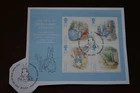 GB 2016 Beatrix Potter, Tale of Peter Rabbit m/s, On Piece, Used, ex FDC