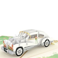 LovePop JUST MARRIED WEDDING CAR 3d Pop-Up Greeting Card LP3790 NEW