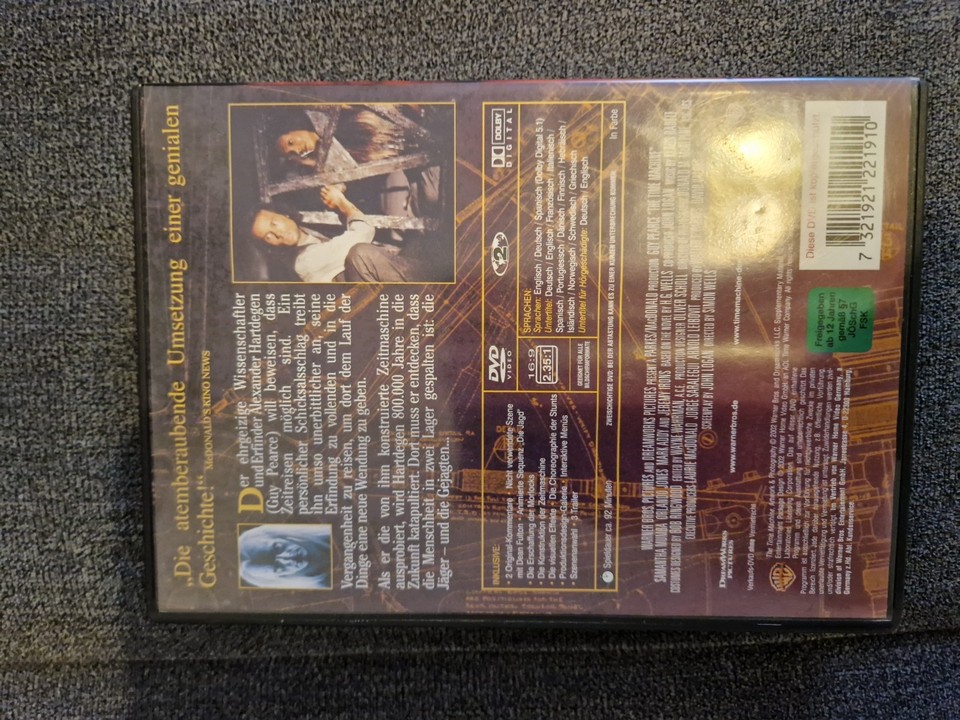 Science Fiction The Time Machine Die Zeitmaschine DVD EBay de science-fiction-the-time-machine-die-zeitmaschine-dvd-ebay-de