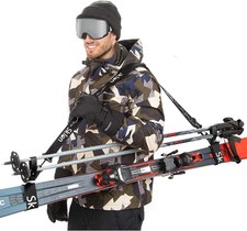 Ski Strap Pole Carrier Avoid the Struggle Effortlessly Transport Your Ski