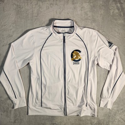 Run Disney Jacket Adult Large White Run Club Mickey Mouse 2022 Track Coat 