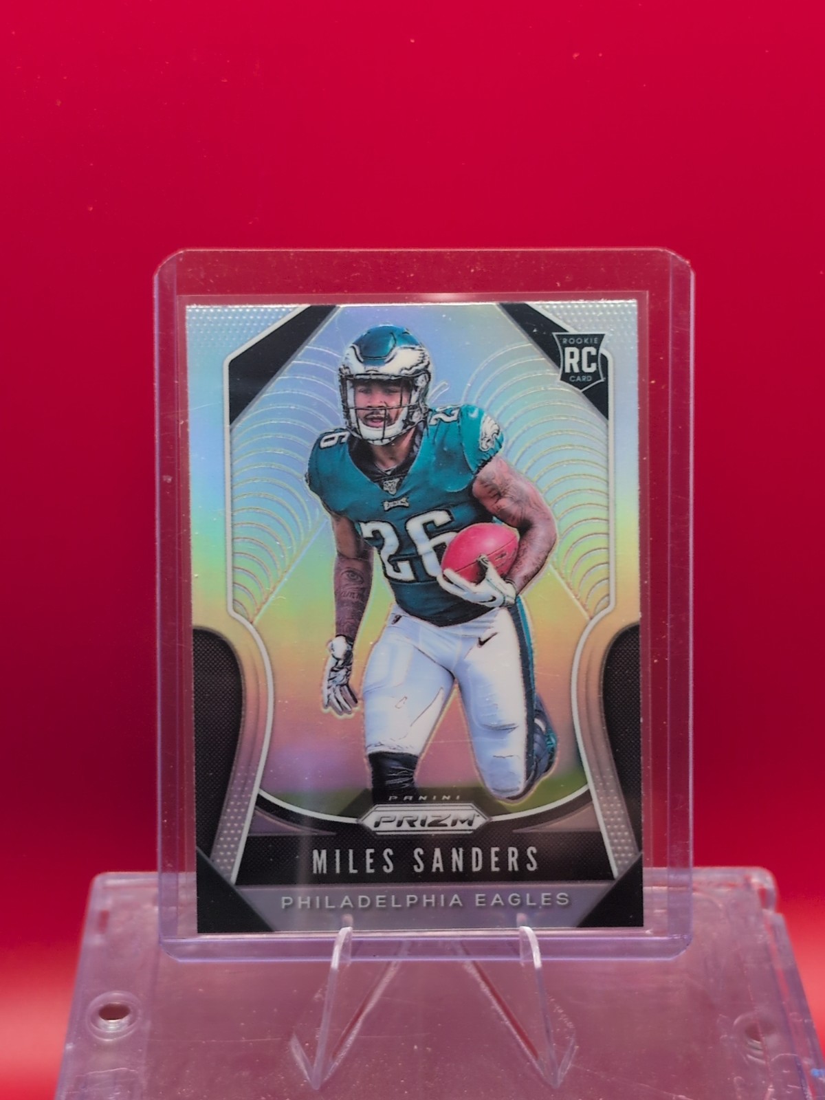 2019 Panini Prizm - Rookies Miles Sanders #326 Silver Prizm (RC)🔥🔥🔥
