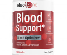 GlucoZone Blood Health Support Dietary Supplement 60 Capsules Gluco Zone