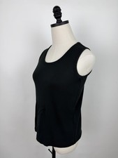Vintage Tank Top Womens Small 90s Faded Black...