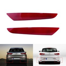 2x Heckstoßstange Stoßstange Reflektor 5F0945105F für Seat Leon 5F1 Limo 2013-16