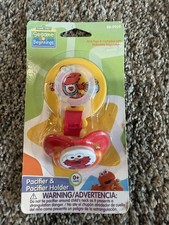 Sesame Street Beginnings Pacifier  Holder 0 Months Elmo NEW SB-9939