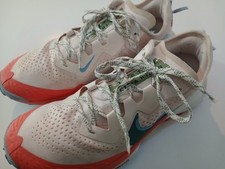 Nike Air Zoom Terra Kiger Sz 11 Womens White /soft Pink And Green