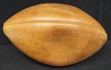 1965 CHICAGO BEARS Multi-Signed Football 28 Signatures BUTKAS DITKA HALAS PSA