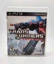 Transformers: War for Cybertron (Sony PlayStation 3, 2010) PS3 CIB Complete !