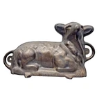 Vintage Griswold Cast Iron No.866 Lamb Cake Mold  2-piece