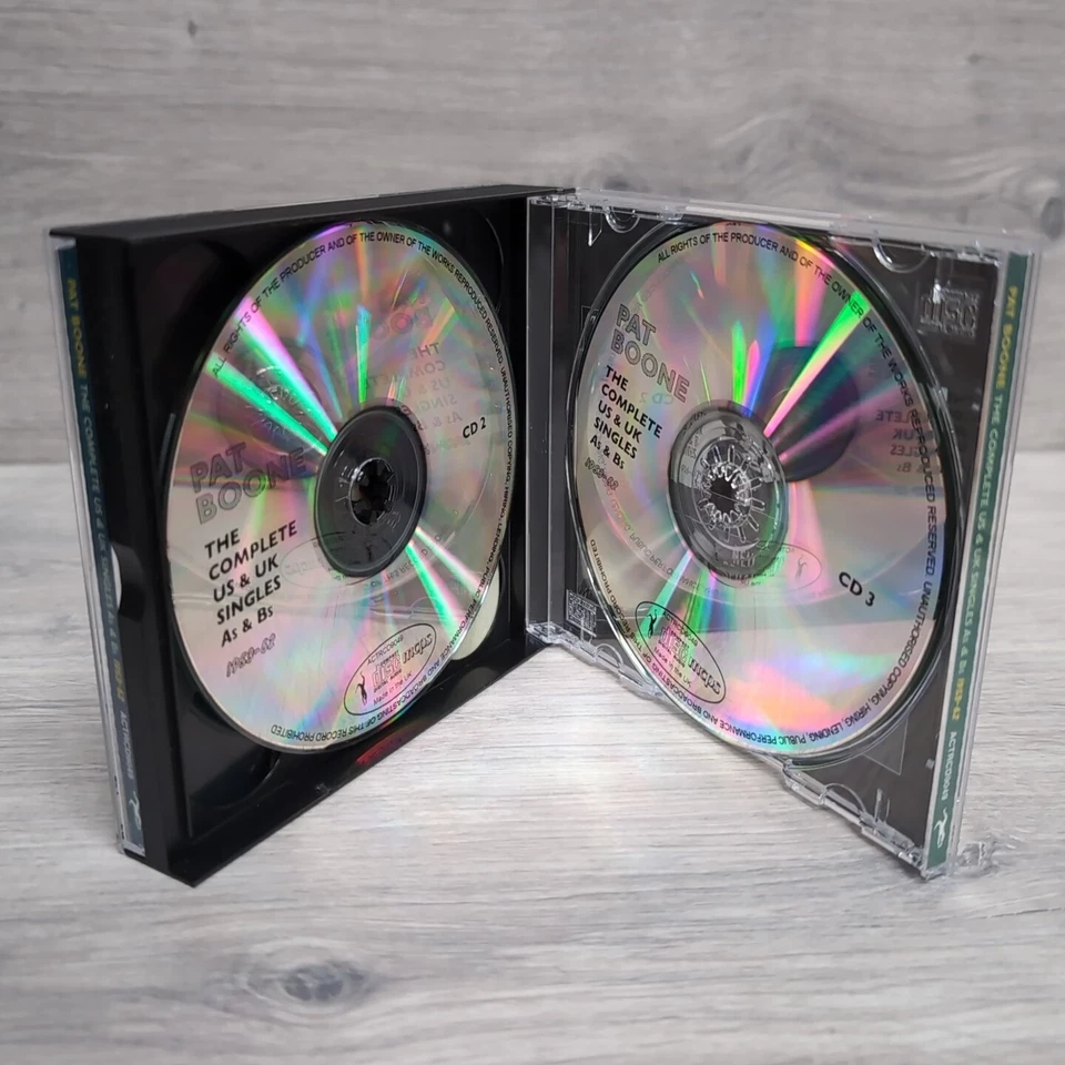 Pat Boone - The Complete US & UK Singles As & Bs 1953-62 - 3CD Album - 2015 VGC - Image 3 of 4