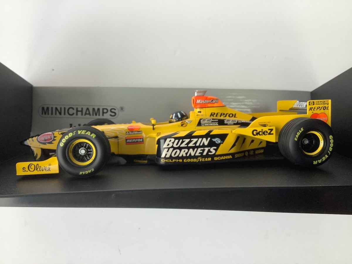 MINICHAMPS F1 1/18 Scale Jordan Mugen Honda 198 Driver Damon Hill