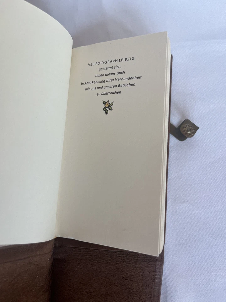 Ganzleder Beutelbuch Alter Wein in neuen Schläuchen nummeriert - Bild 2 von 4